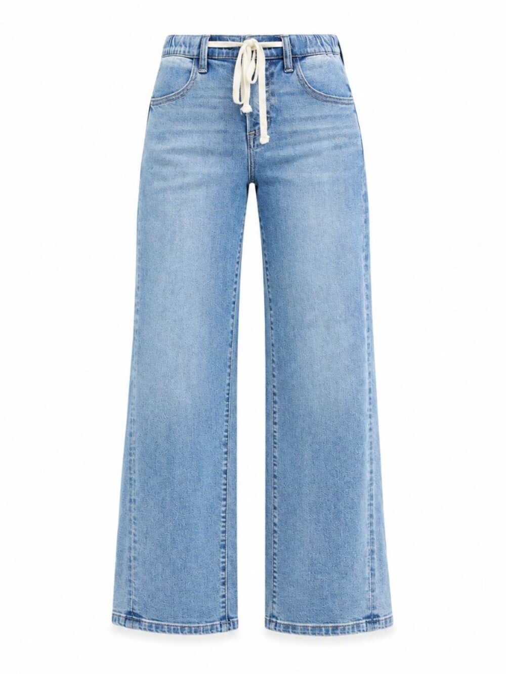 RISEN Relaxed Drawstring Wide Leg Jeans New | #9